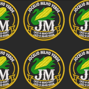 KIT LOGO PATCH BORDADO