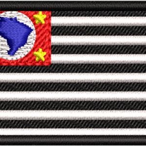 Matriz de Bordado Bandeira Estado de São Paulo