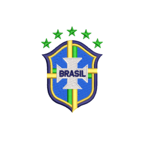 Matriz de Bordado Escudo CBF Brasil - Copa 2026